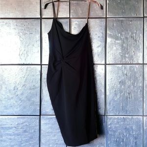 Nookie LUST One Shoulder MIDI Dress New Black Size XL